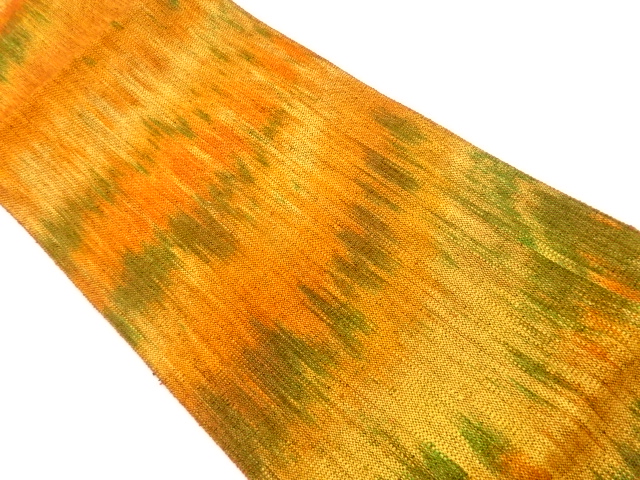 JAPANESE NAGOYA OBI / MAWATA TSUMUGI / WOVEN MIST